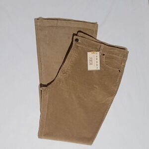 Women's Vintage Jeans Everedsign Premium Corduroy Flare Leg Pants - NWT